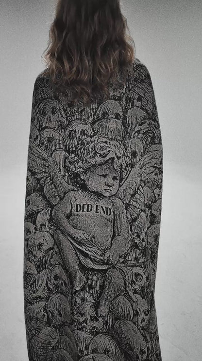 Deddy "Cupid" Love Never Dies Throw Blanket